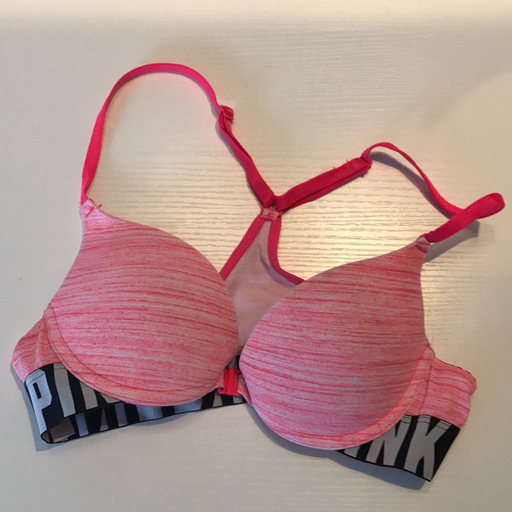 VS Pink Racerback Logo Push Up